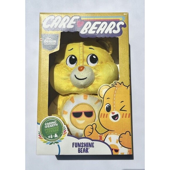 Care Bears Yellow Funshine Bear Denim Collection New In Box - Picture 1 of 5